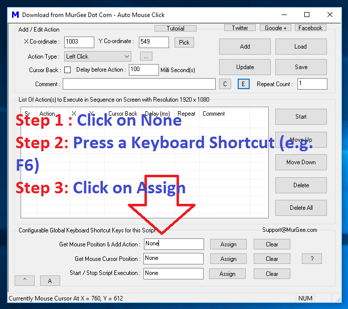 Auto Click at Current Mouse Cursor Location from Macro Script  Automate  Windows with Mouse and Keyboard Automation Software