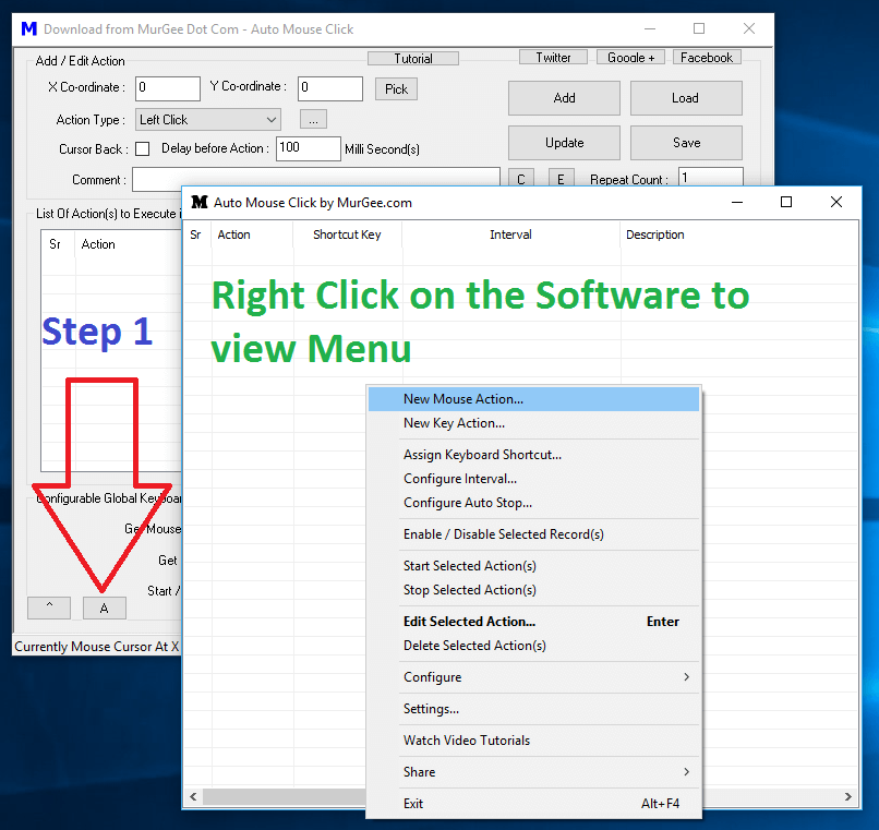 Automate Multiple Mouse Clicking and Keystrokes