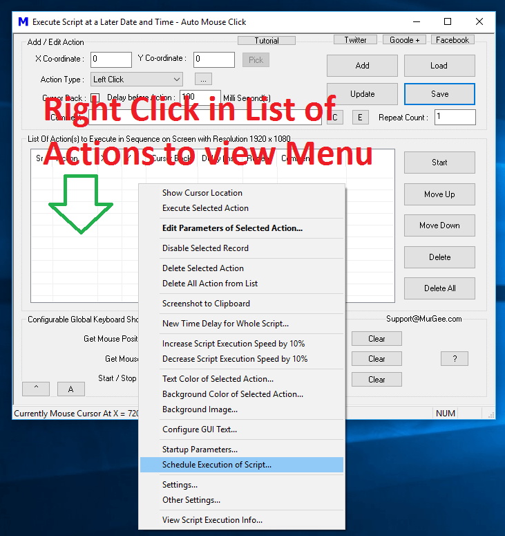 Monitor Screen Changes and Execute Macro Script