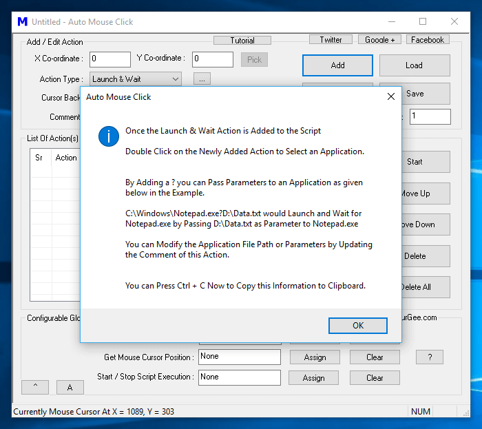 Auto Click Script - Process Storm