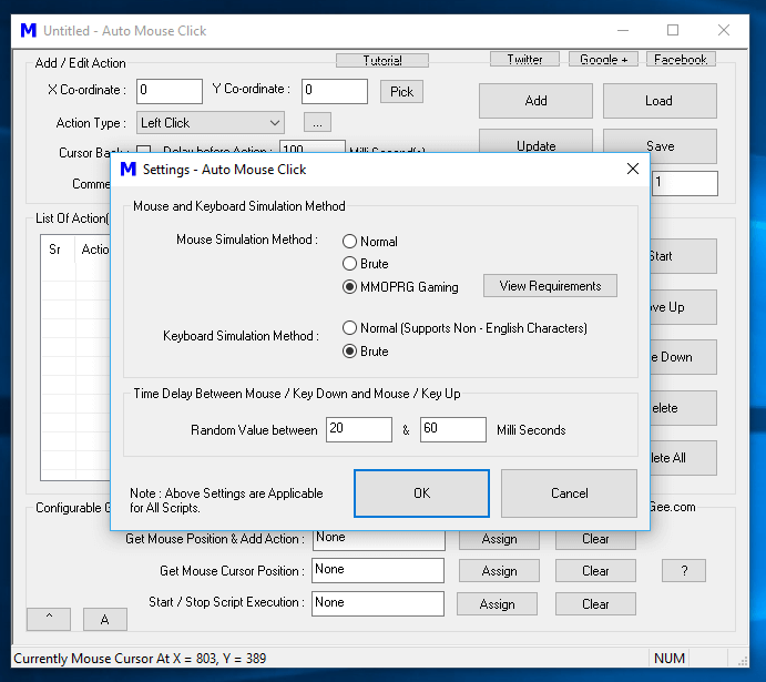 MMOPRG Gaming Mode for Mouse Simulation in Full Screen Games  Automate  Windows with Mouse and Keyboard Automation Software