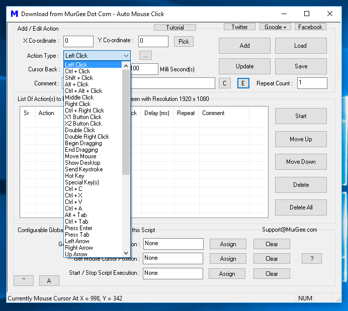 Auto Click at Current Mouse Cursor Location from Macro Script  Automate  Windows with Mouse and Keyboard Automation Software