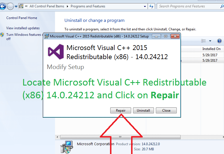 Update System Components for Auto Mouse Click Application to remove api-ms-win-crt-runtime-l1-1-0.dll error.